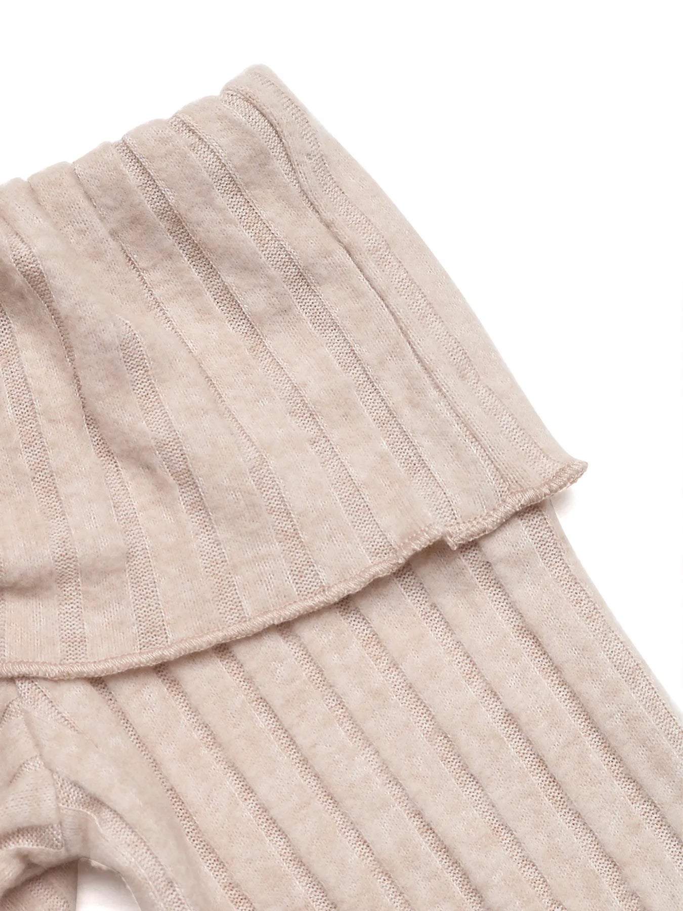 Asymmetrical Off-Shoulder Knit Top