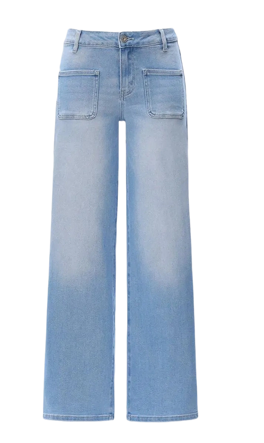 Women’s Baggy Distressed Jeans – Relaxed Streetwear Fit