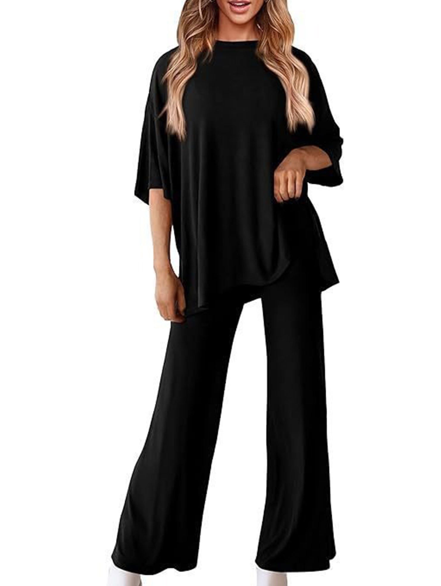 Loose Fit Casual Two Piece Set_CWSTB01013