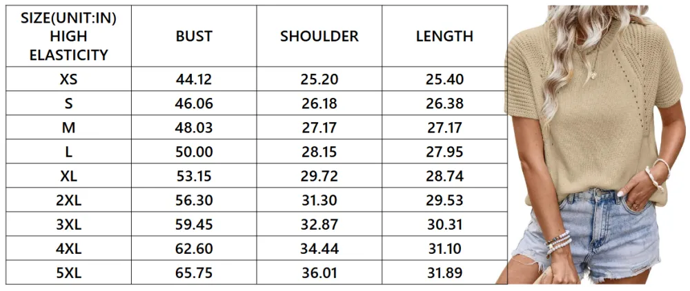 Women's Short-sleeved Knit Shirt