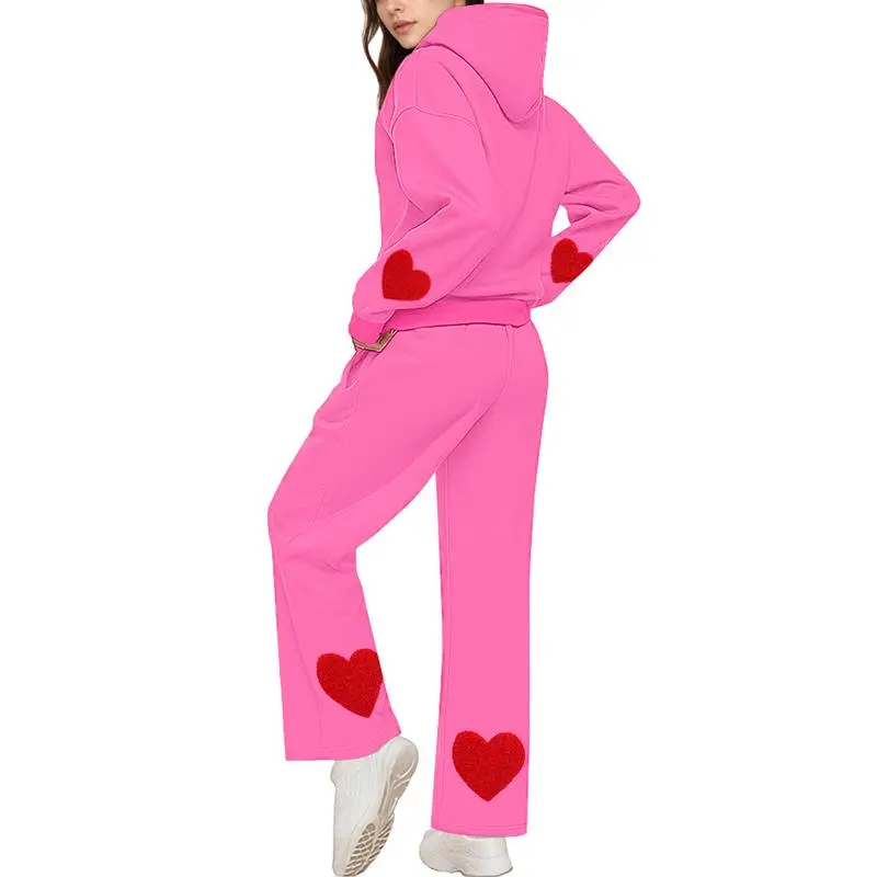 Women’s 2-Piece Lounge Set – Hoodie & Wide Leg Sweatpants