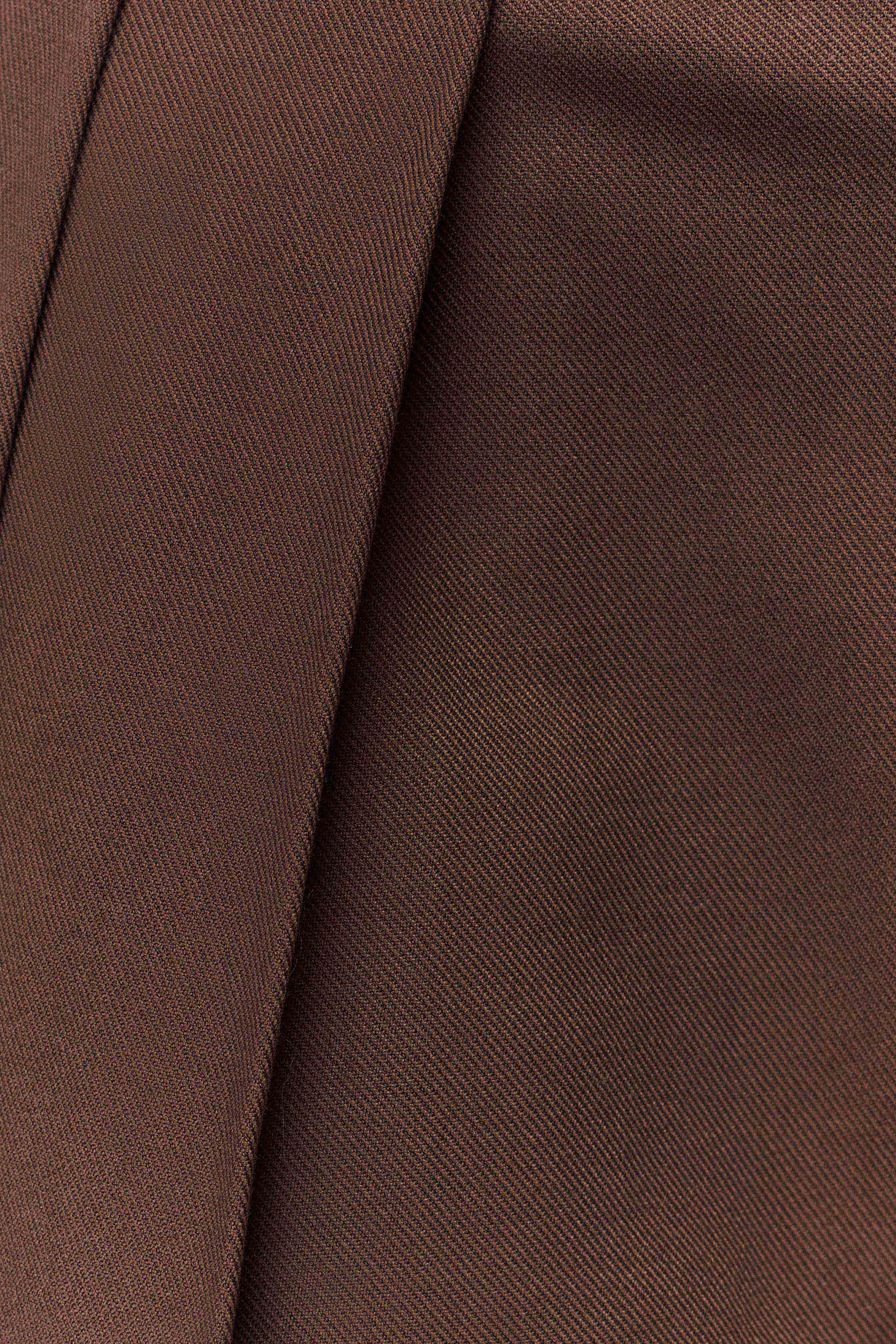 Chocolate Pleated High Waisted Pants