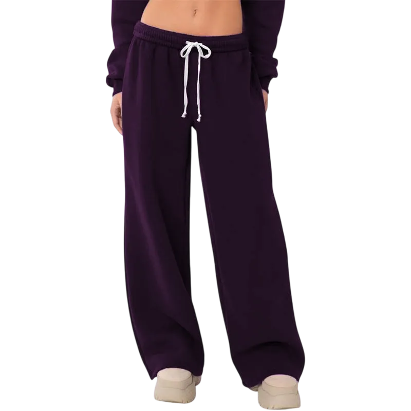 Women's Low Rise Wide Leg Sweatpants