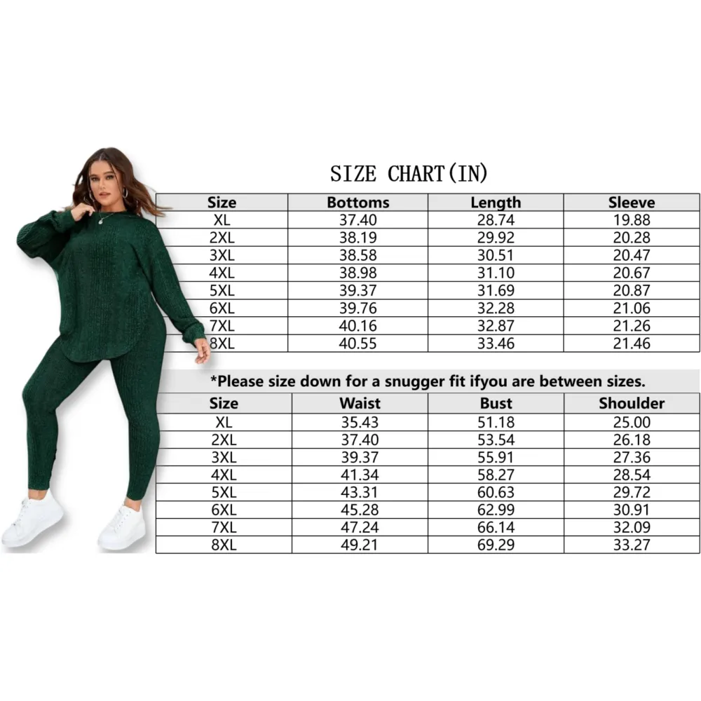 Women's Plus Size Sleepwear 2-piece Set