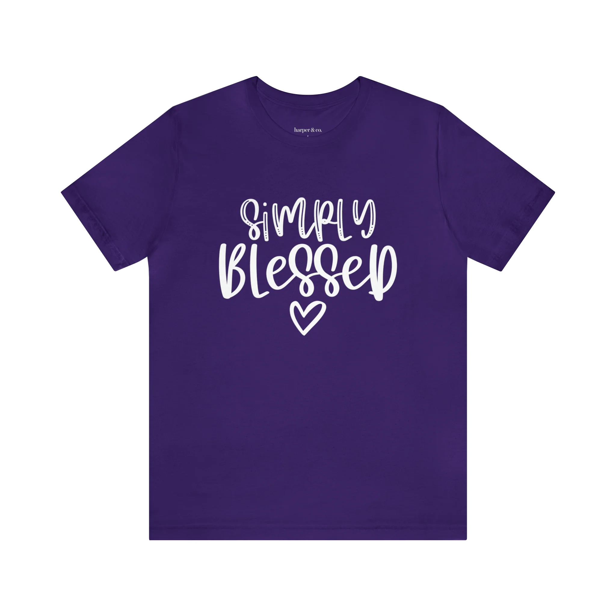Simply Blessed Unisex Jersey Short Sleeve Tee