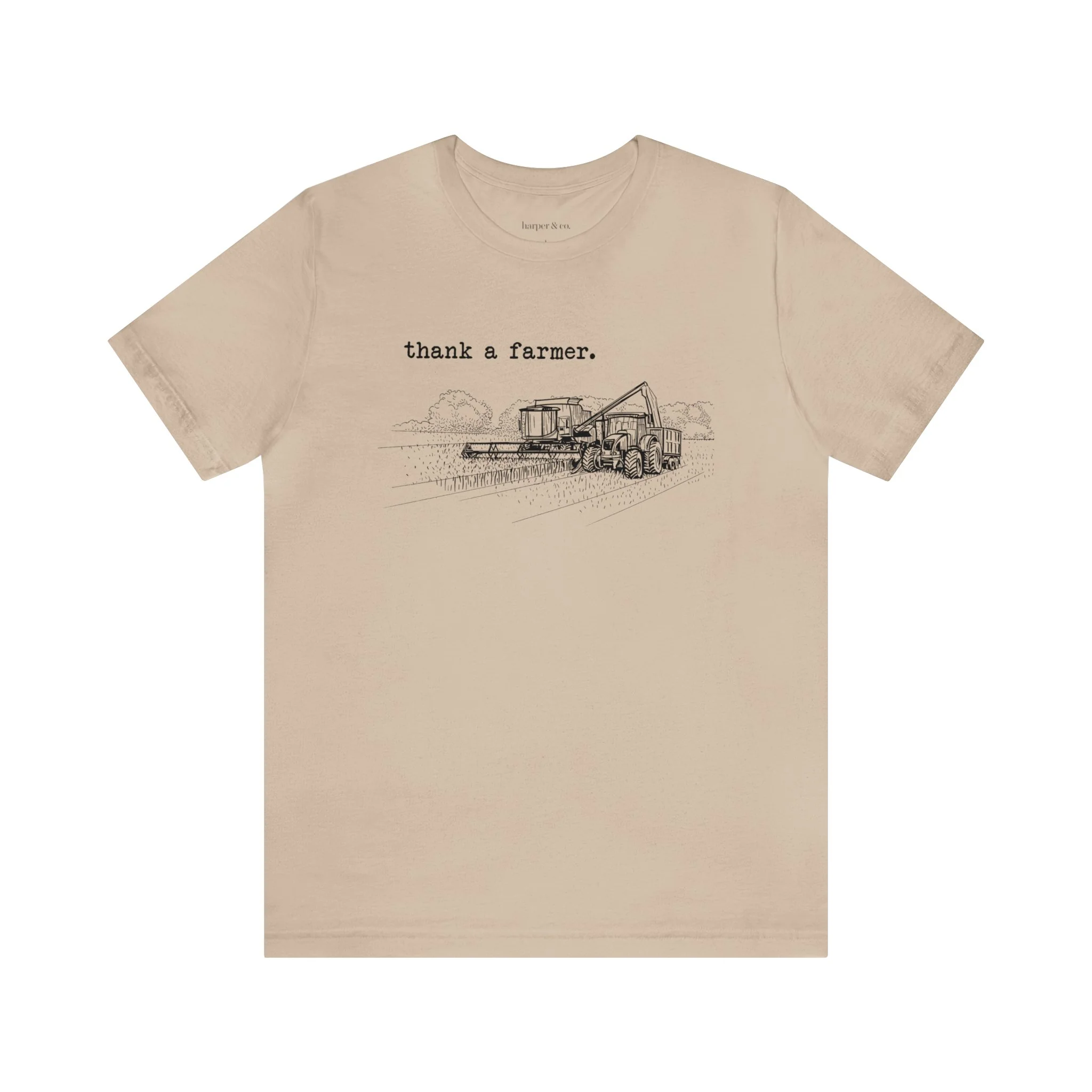 Thank a Farmer Unisex Jersey Short Sleeve Tee