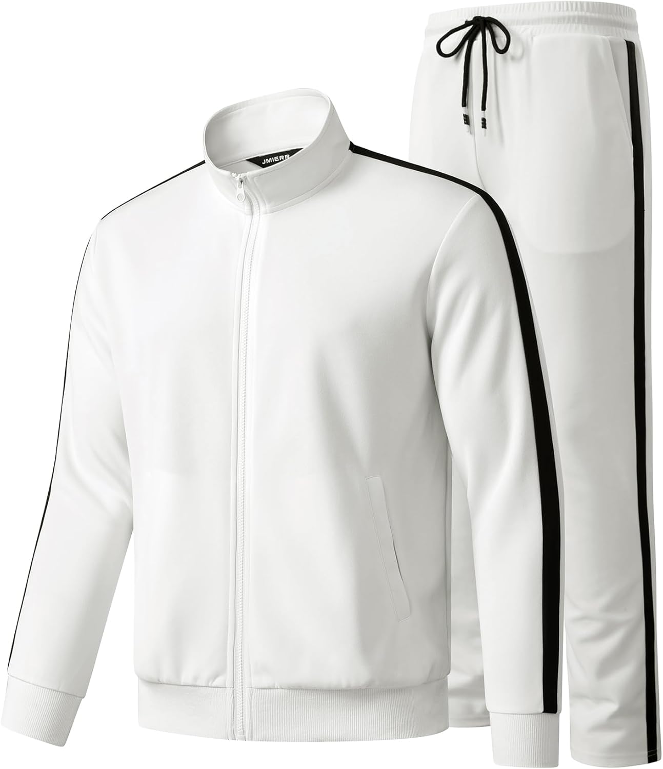 Men's Track Suits Sweatsuits 2 Piece Full Zip Sports Outfits Set Sweatshirt and Joggers Sweatpants