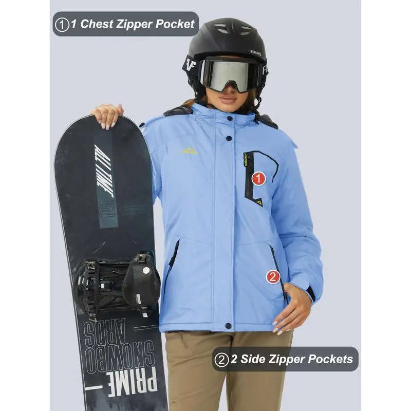 🔥Last Day Promotion!🔥Women's Waterproof Ski Jacket