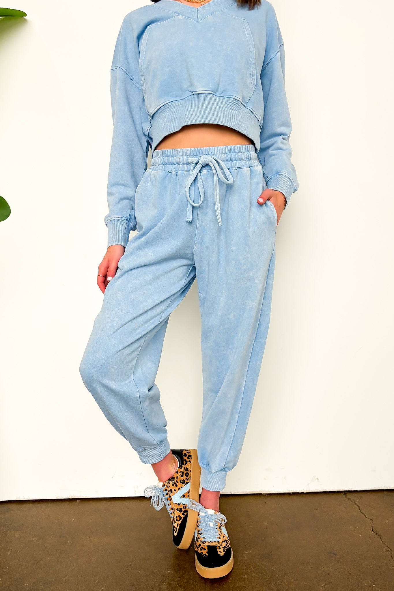 Mineral Washed Jogger Pants