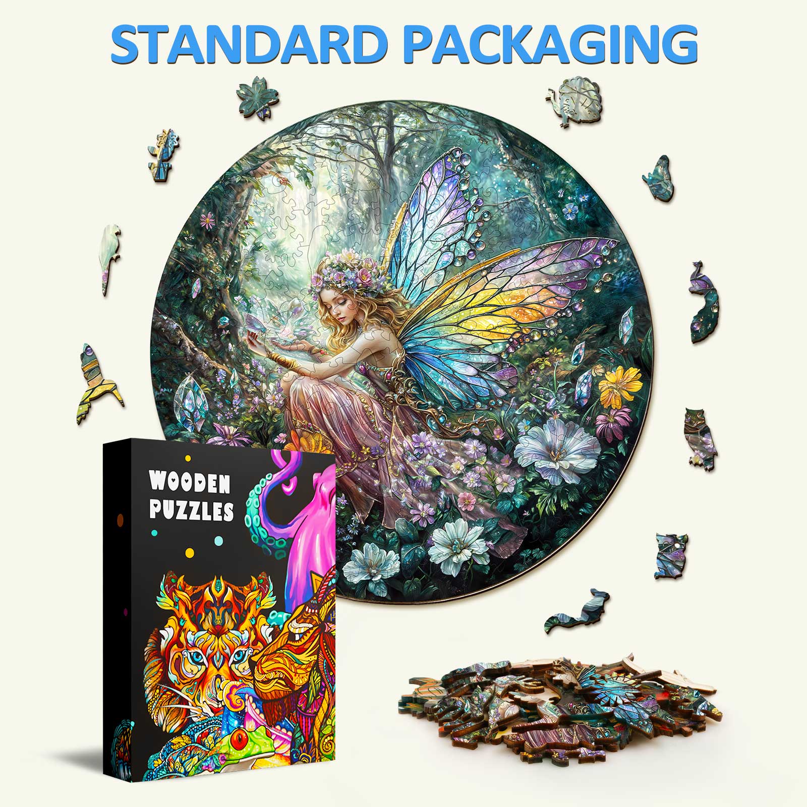 Magic Fairy Wooden Jigsaw Puzzle