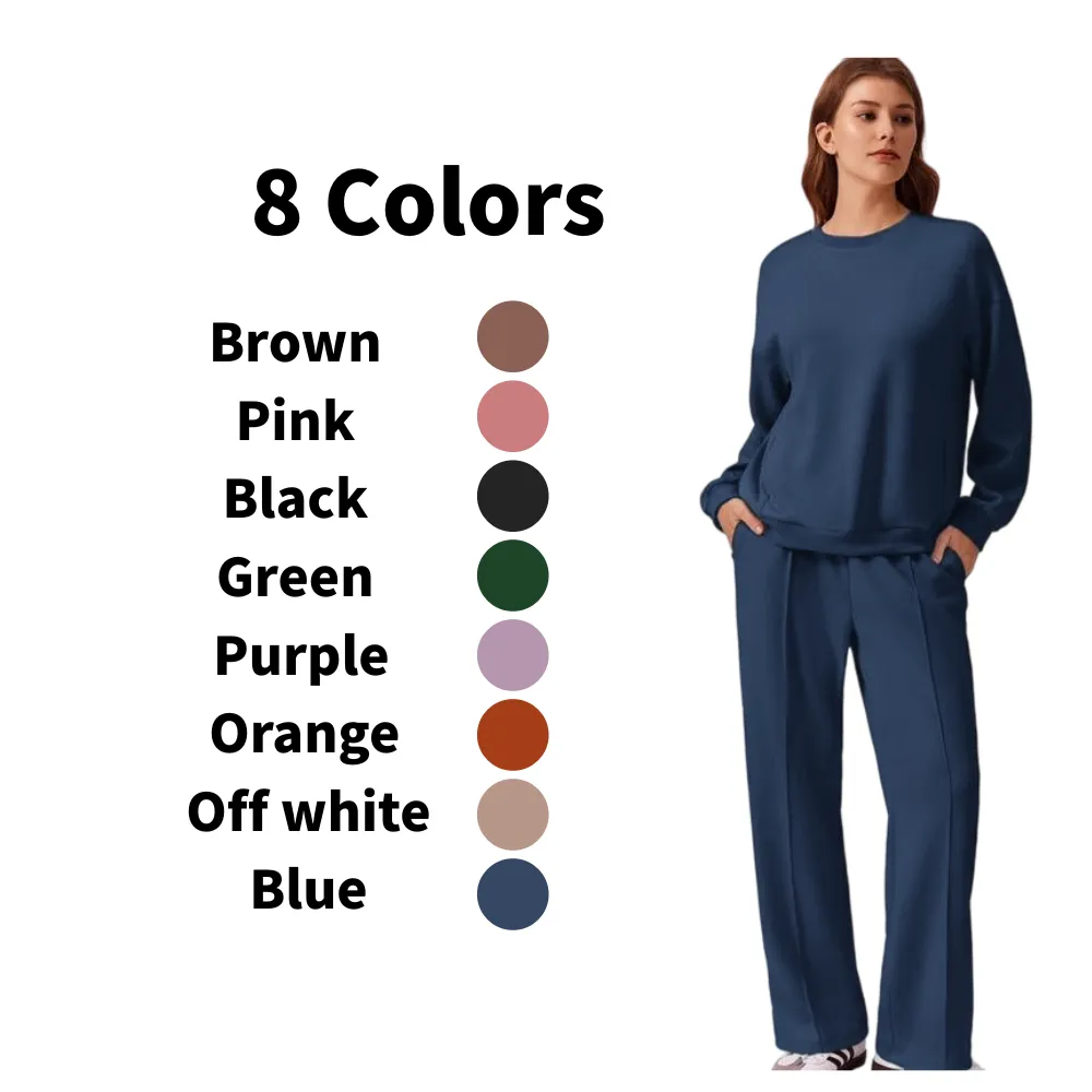 🔥Women's Casual Two-Piece Long-Sleeve Sweatshirt Set🔥