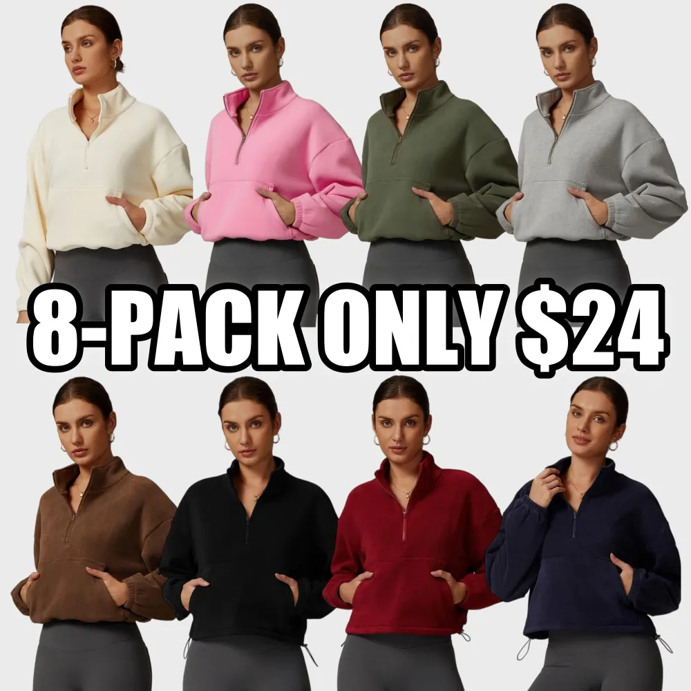 Women's Sporty Hooded Sweatshirt with Drawstring and Pocket