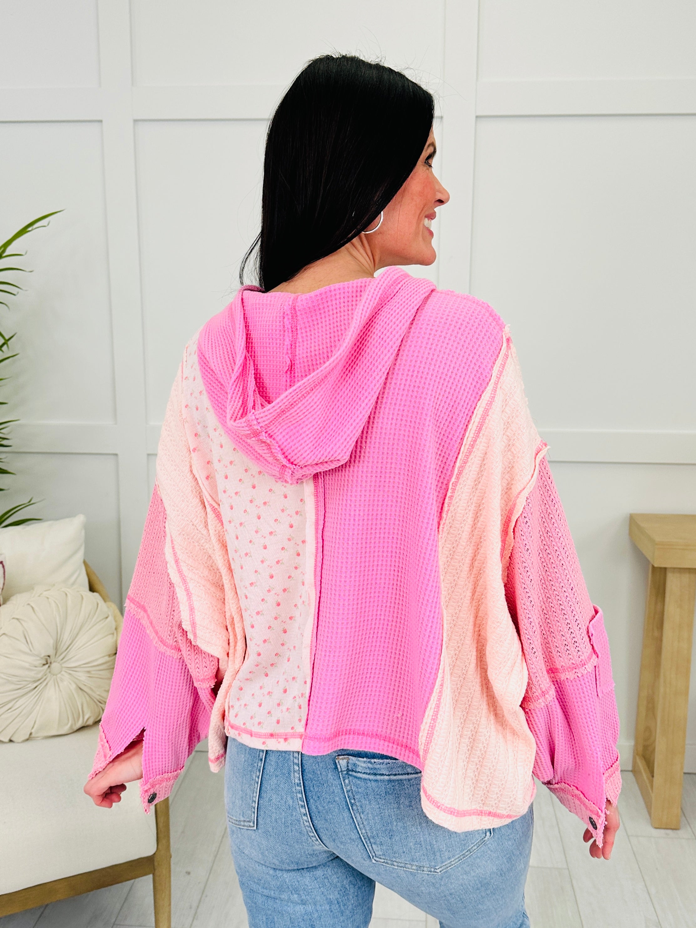Whispering Love Pullover In Candy Pop Pink