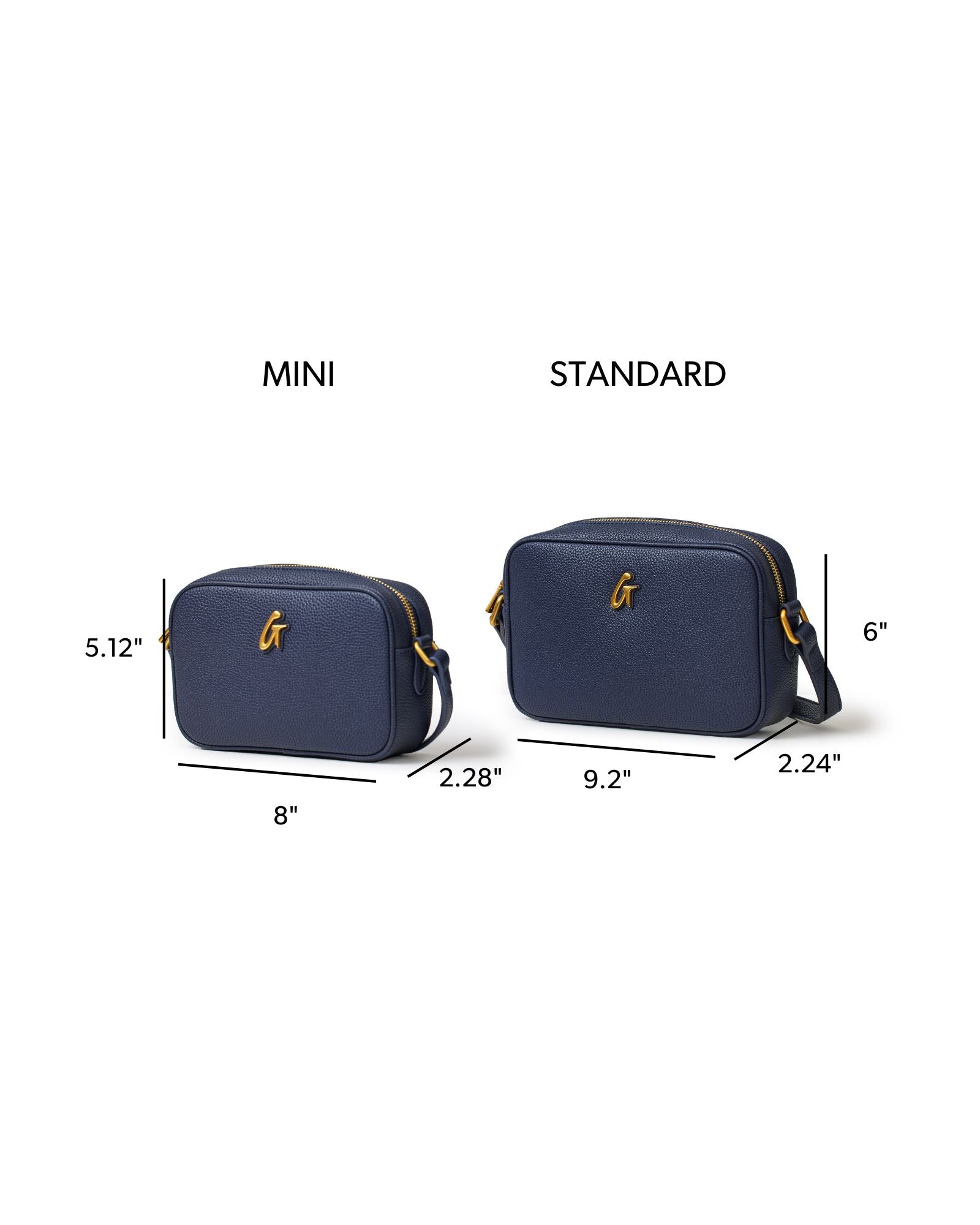 STANDARD PEBBLE CAMERA BAG - NAVY