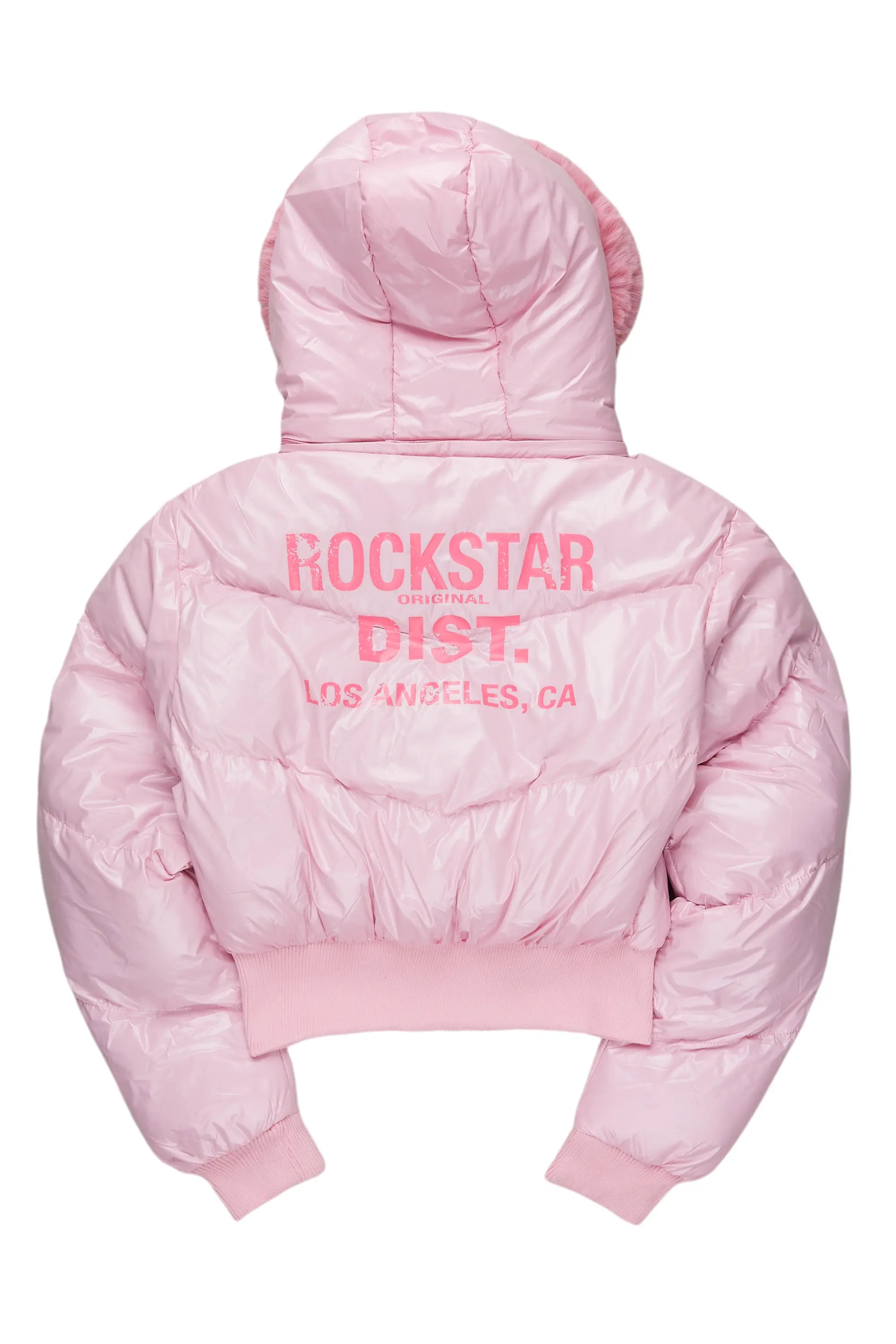 Moncia Pink Puffer Jacket