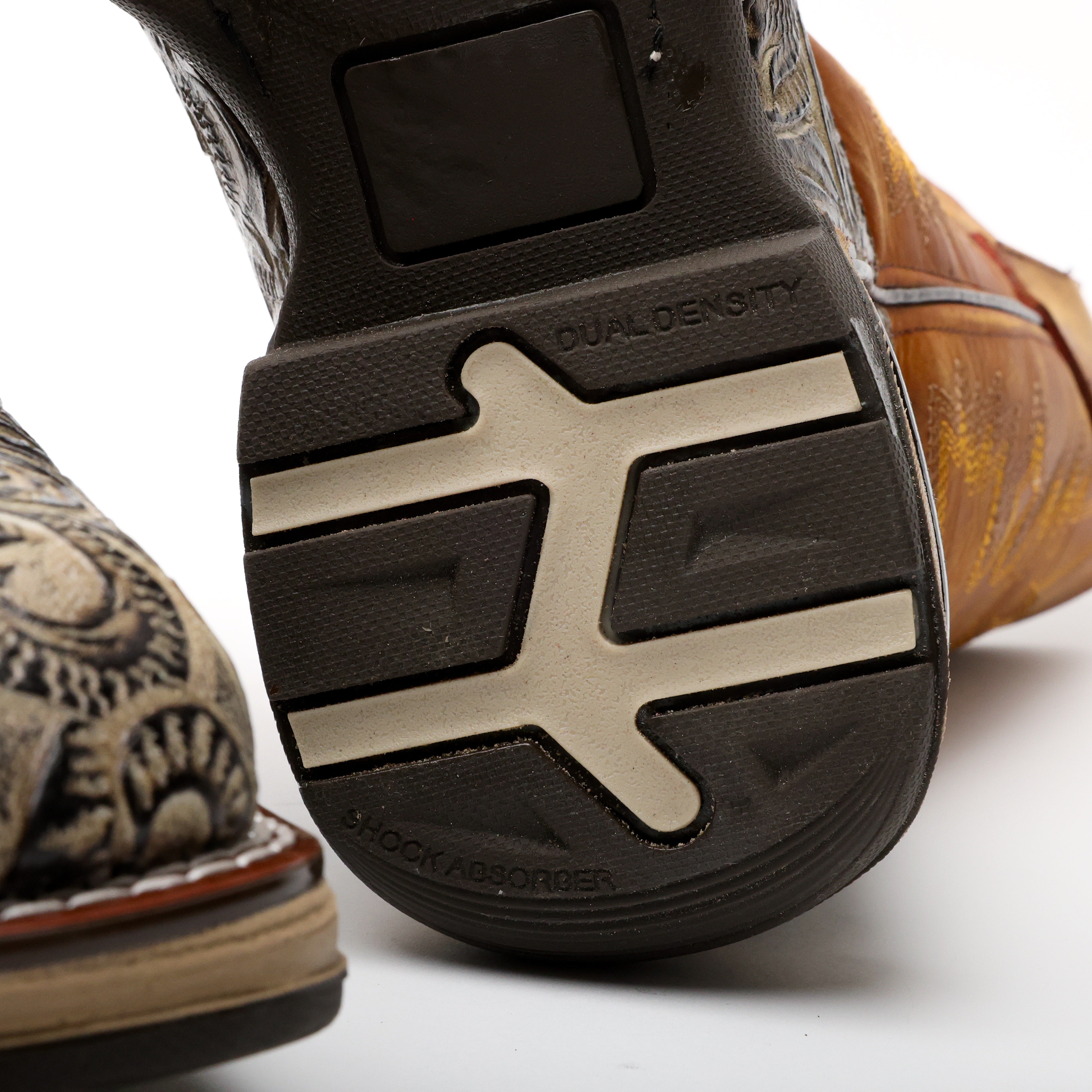 TBR Desert Hand-Tooled Leather Boots With 3D Lightweight Sole - Composite Toe