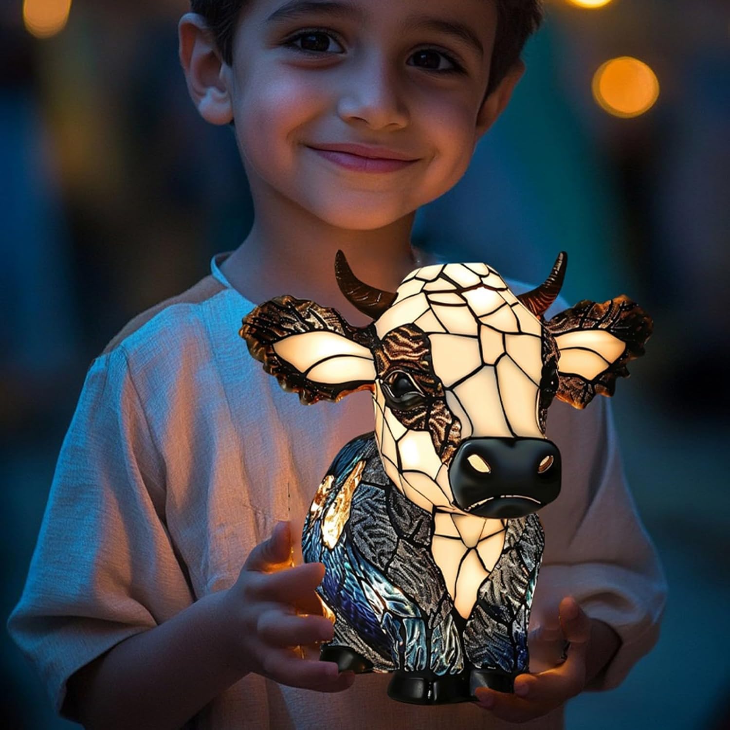 3D Highland Cow Lamp Animal Table Lamp