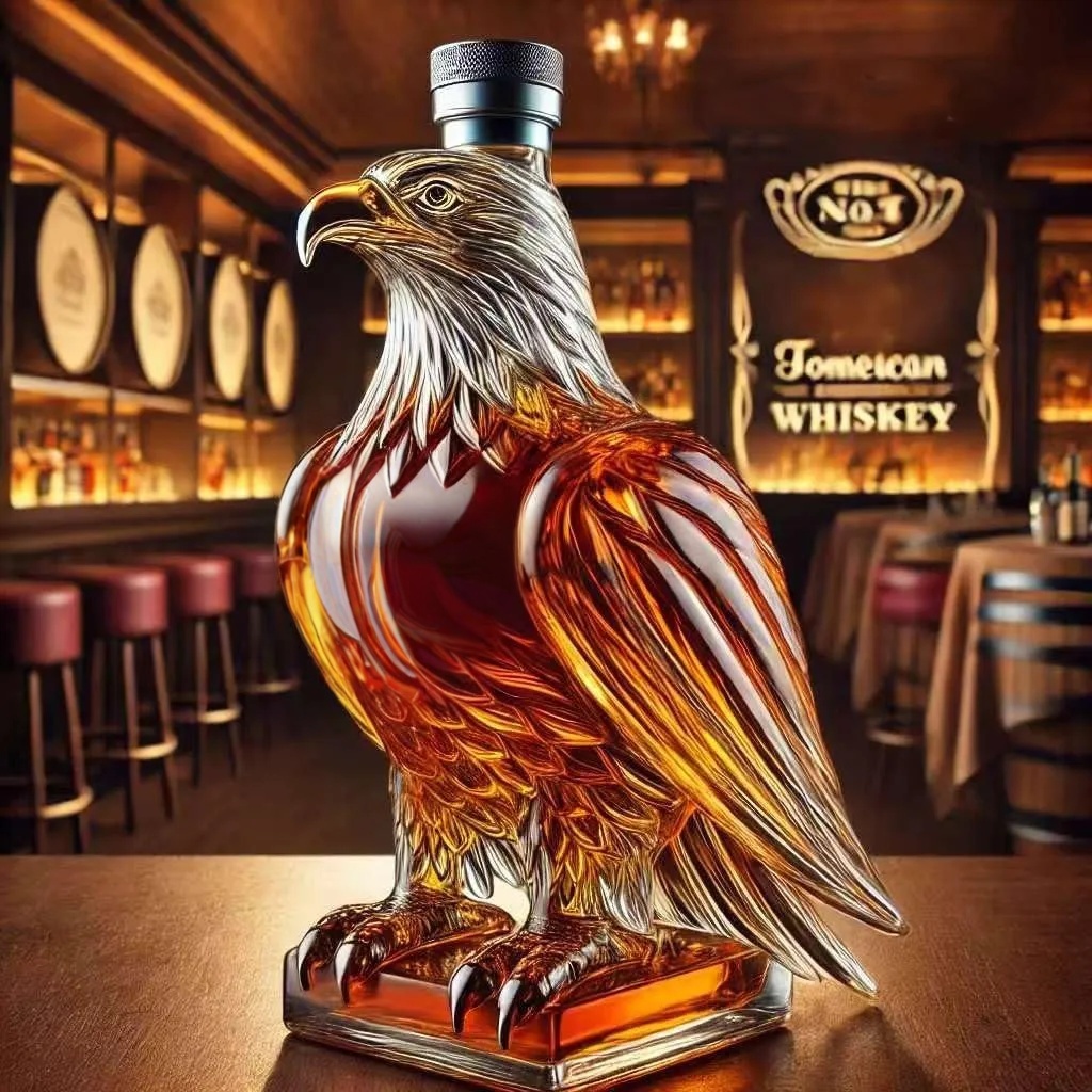 Eagle Whiskey Bottle