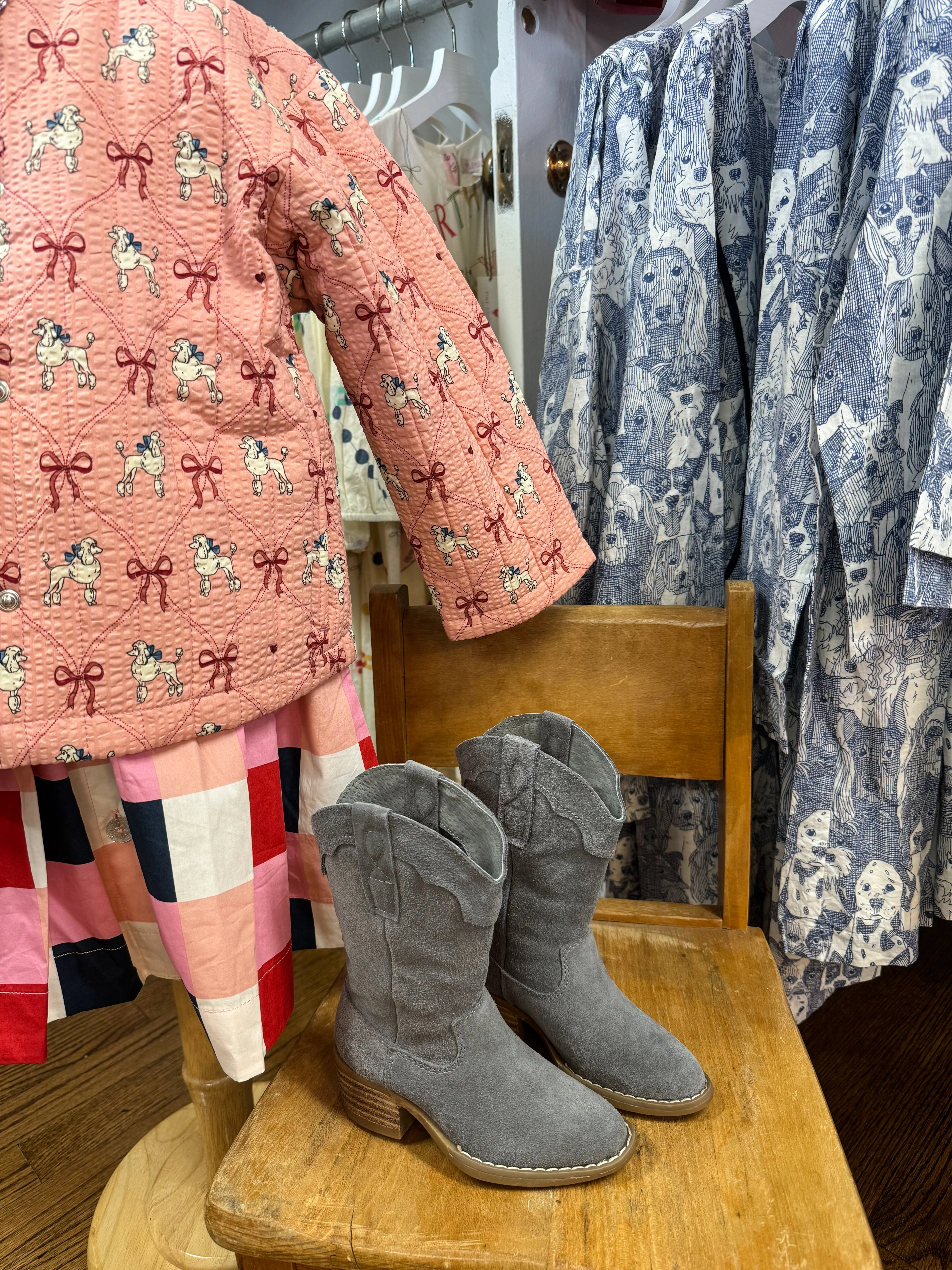 lunella quilted jacket gots - poodle