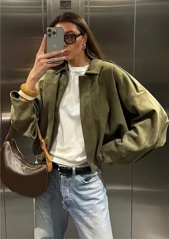Casual Loose Fit Short Jacket