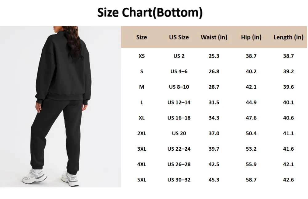 Women 2 Piece Outfits Sweatsuit Oversized Half Zip Pullover Long Sleeve Sweatshirt Jogger Pants Set with Pockets Outdoorfun