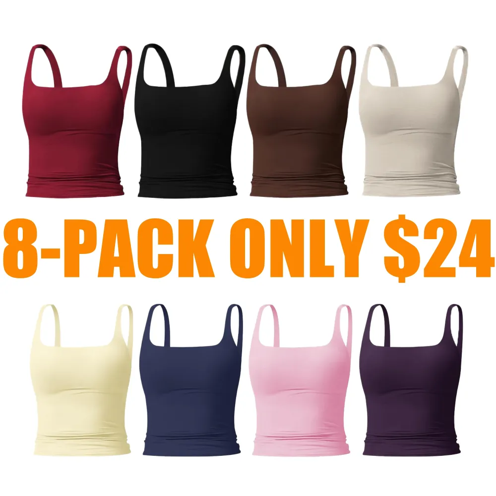 Women's Solid Color Sports Tank Top