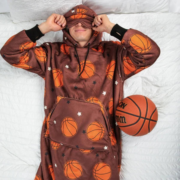 Wearable blanket Oversized with sherpa lining One size fits most.