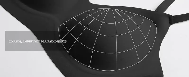 Womens Seamless Bra No Underwire Comfort Push Up Bras