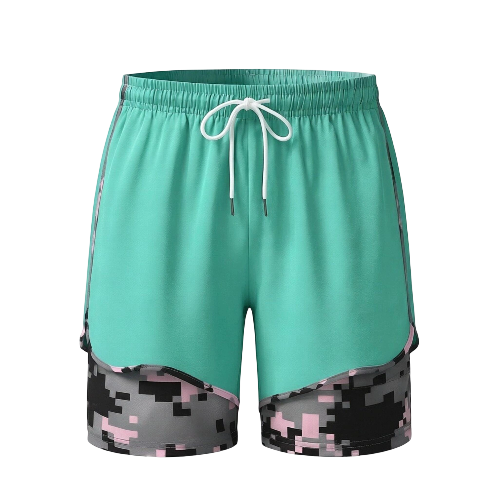 Women’s 8-Pack Anti-Exposure Layered Look Yoga Shorts — Quick-Dry Athletic/Casual Basic Workout Shorts for Running, Fitness, and Tennis