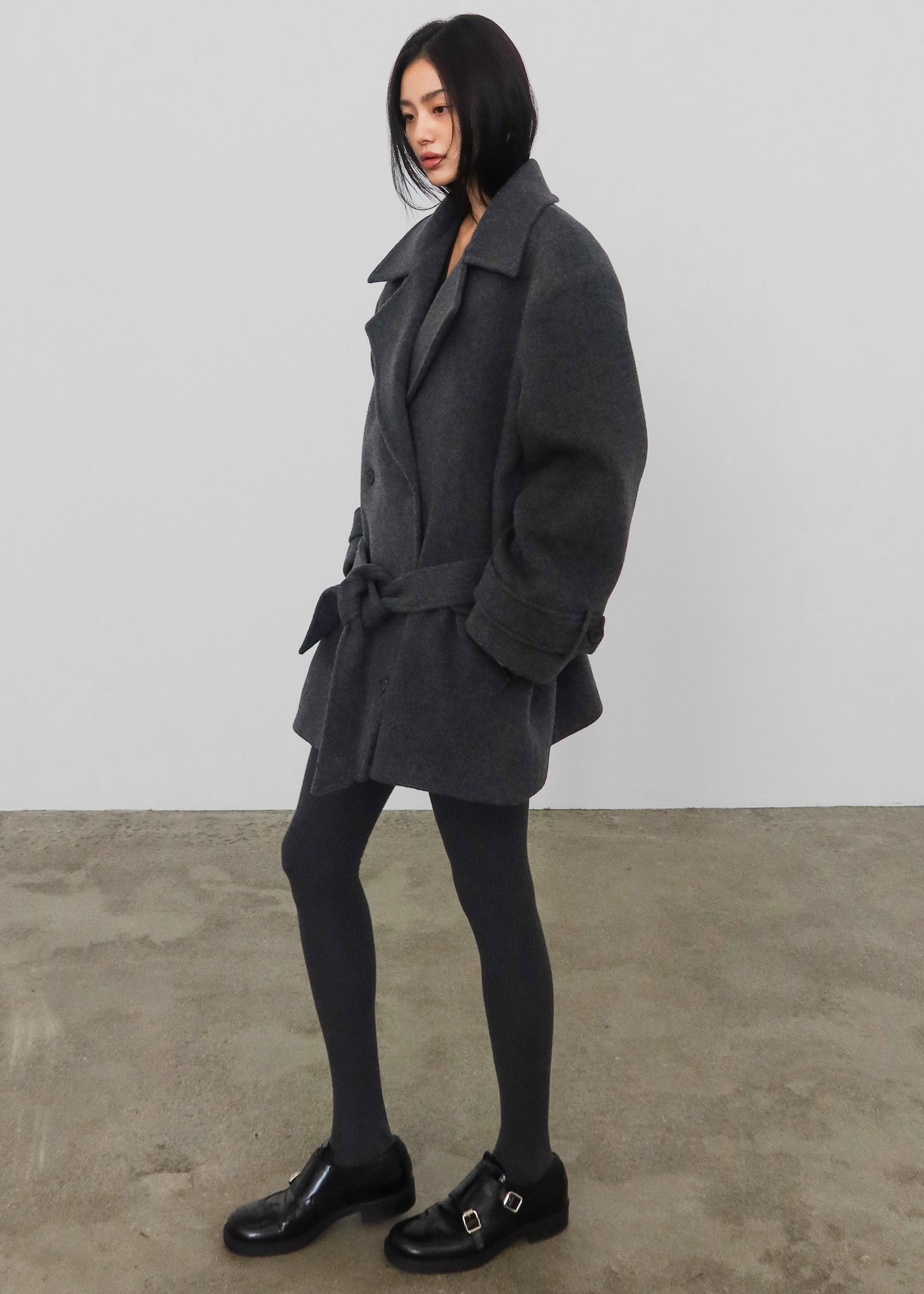 Kalmar Wool Peacoat - Grey