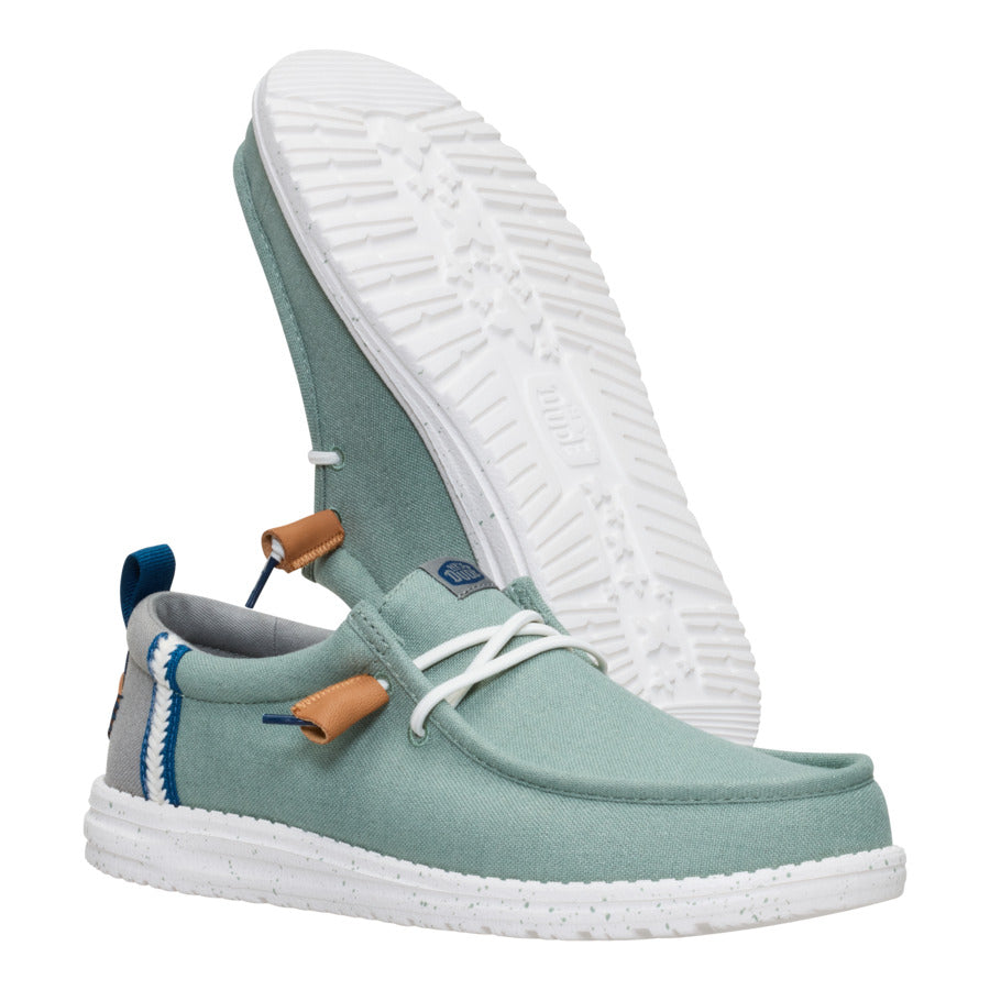 Wally Craft Linen - Iceberg Green/Moon Grey