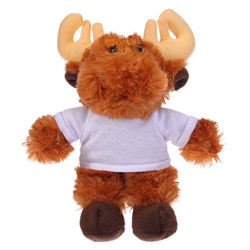 Soft Plush Moose with Tee 8inch