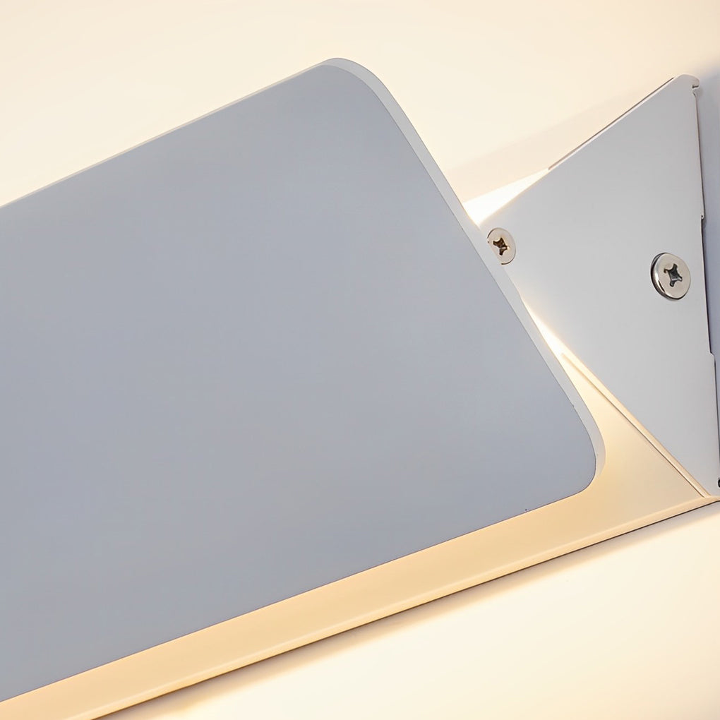 270 Rotatable Adjustable Rectangular Strip LED White Nordic Wall Lamp