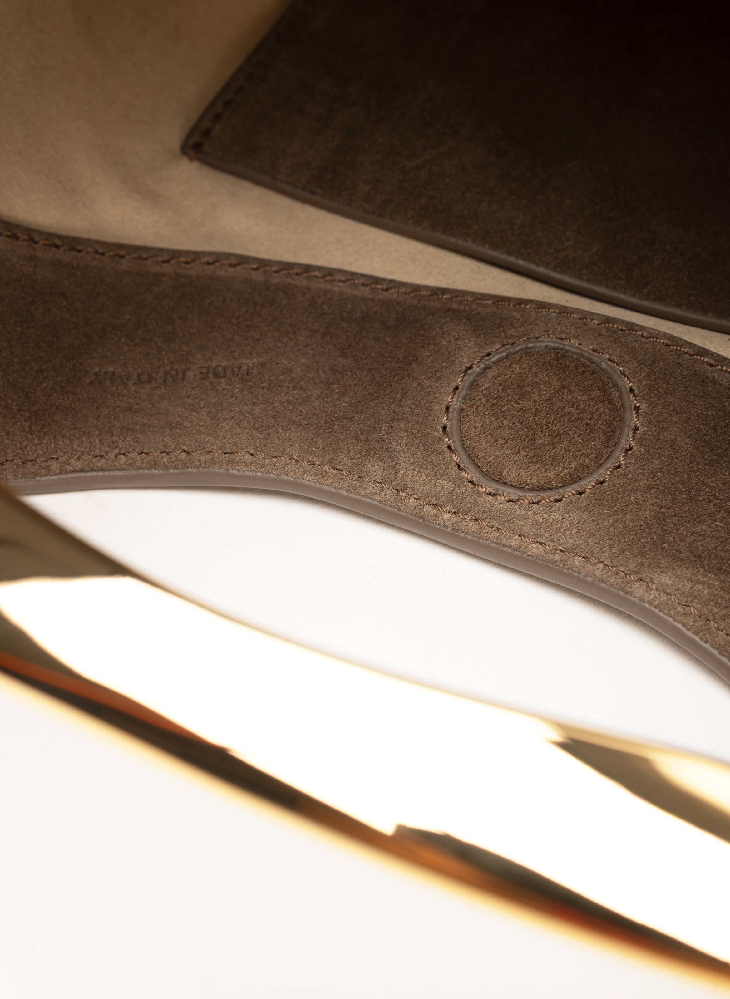 Small Boomerang Suede Taupe Clearance Sale 85%OFF