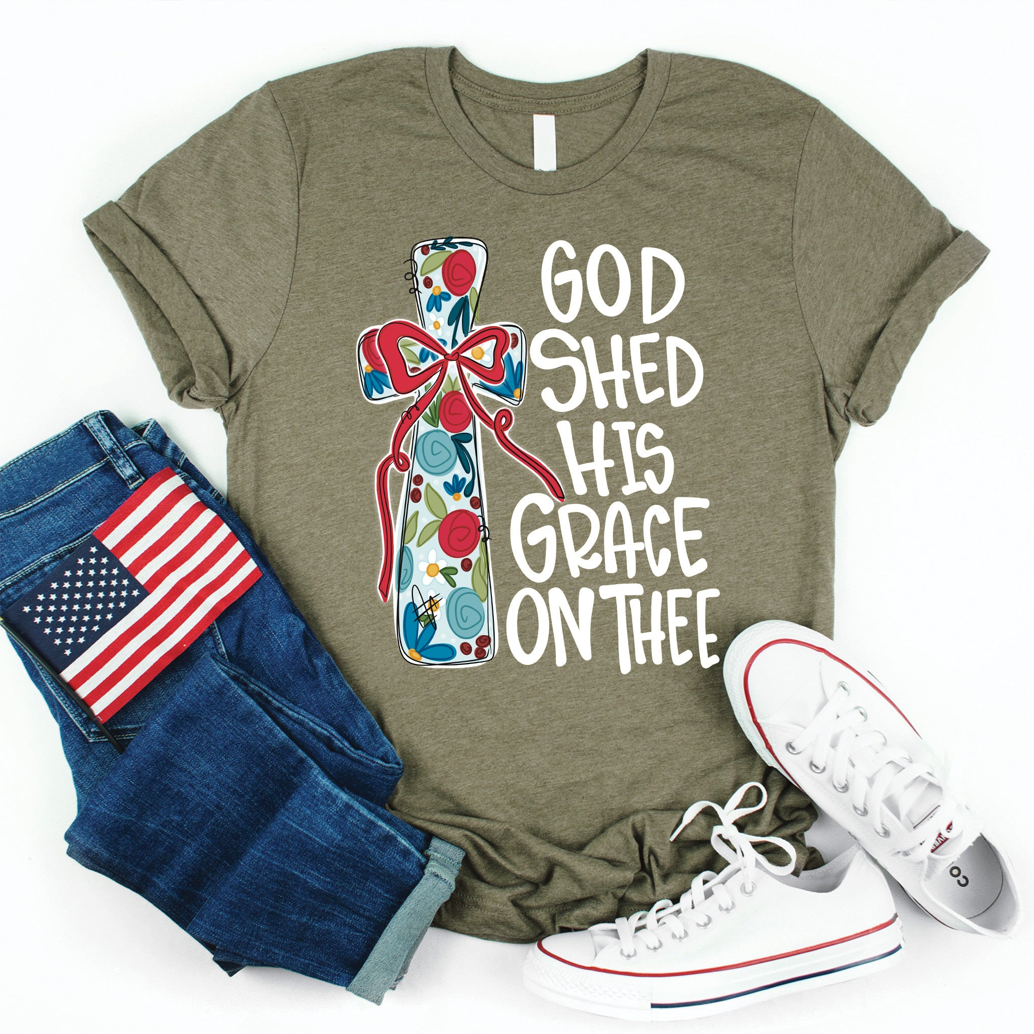 God Shed His Grace Tee