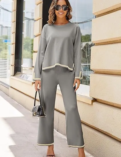 Sweater Sets Women 2 Piece Outfits