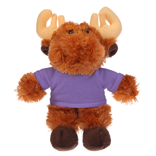 Soft Plush Moose with Tee 8inch