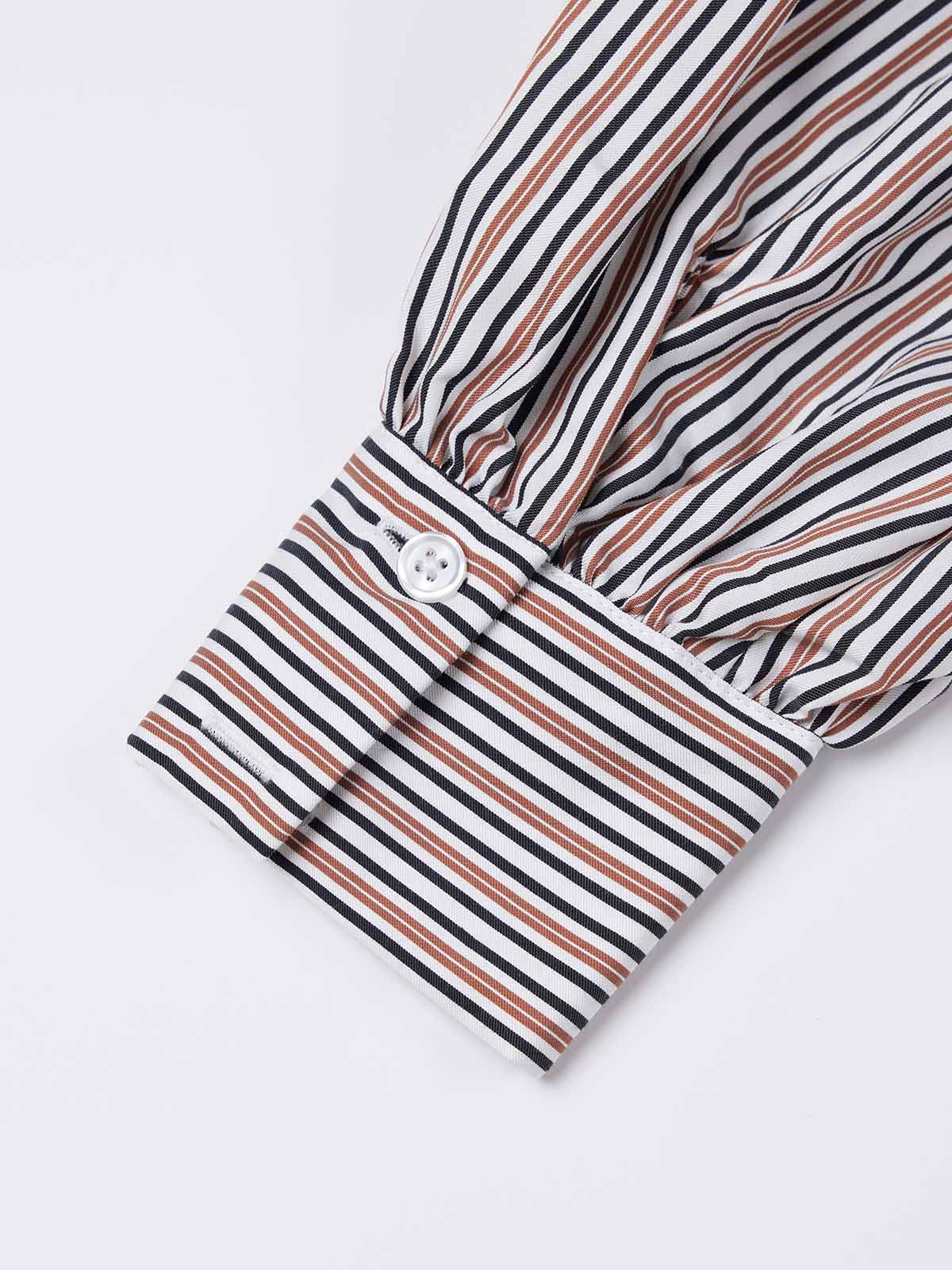 ASOBIO Long-Sleeve Asymmetrical Wrap Shirt Dress