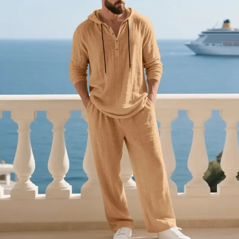 Men's Hoodie & Jogger Set Casual Loungewear 2-Piece Set