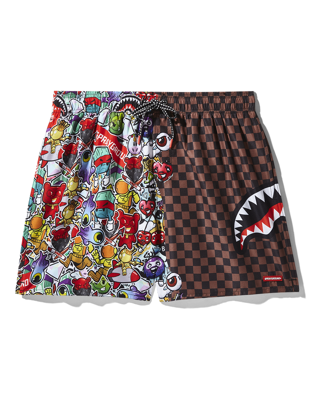 STICKER CREW SWIM SHORTS