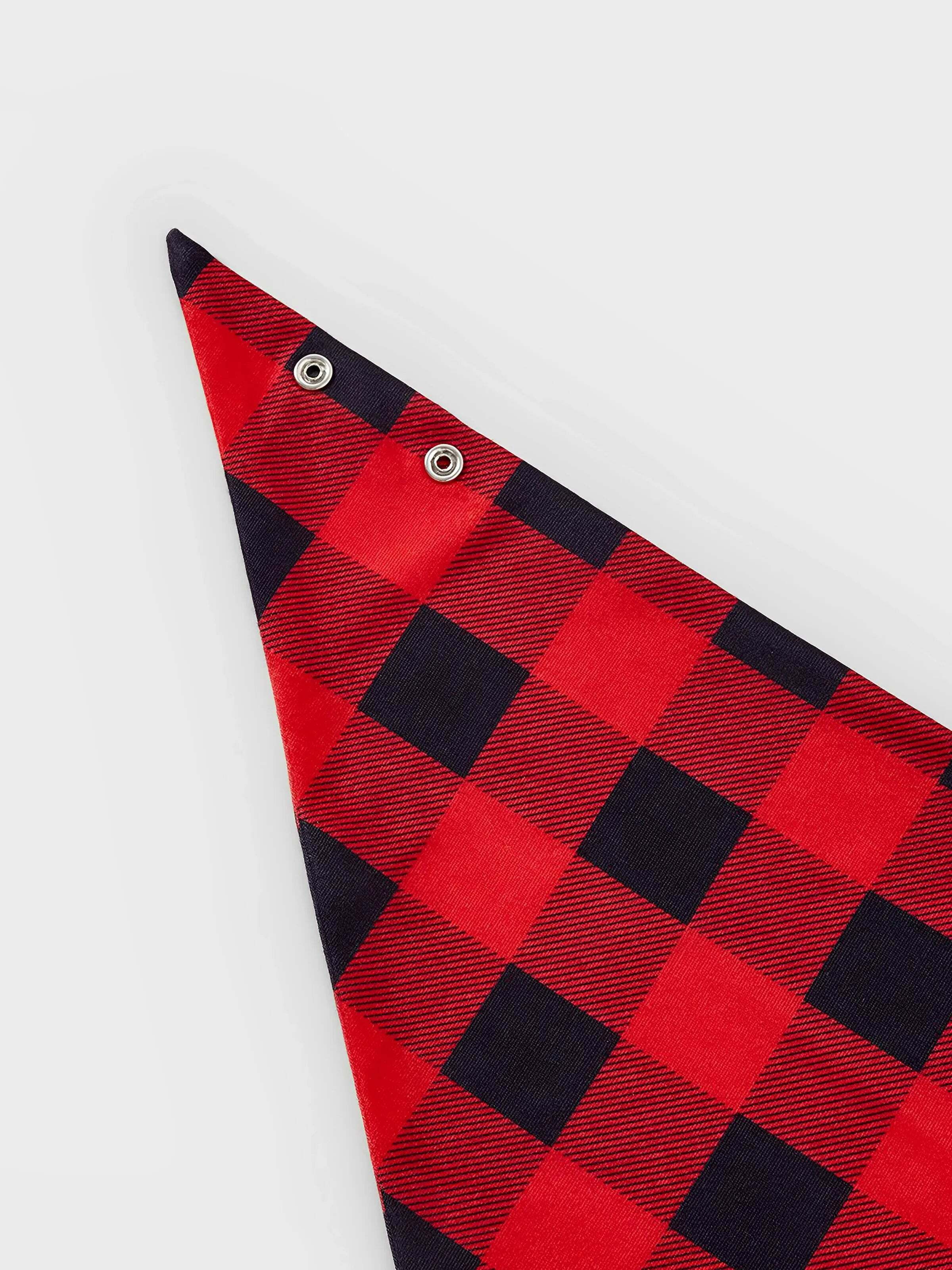 Christmas Family Matching Santa Print Raglan Sleeves Pajamas Sets with Christmas Socks (SGS Certied Safety) Red