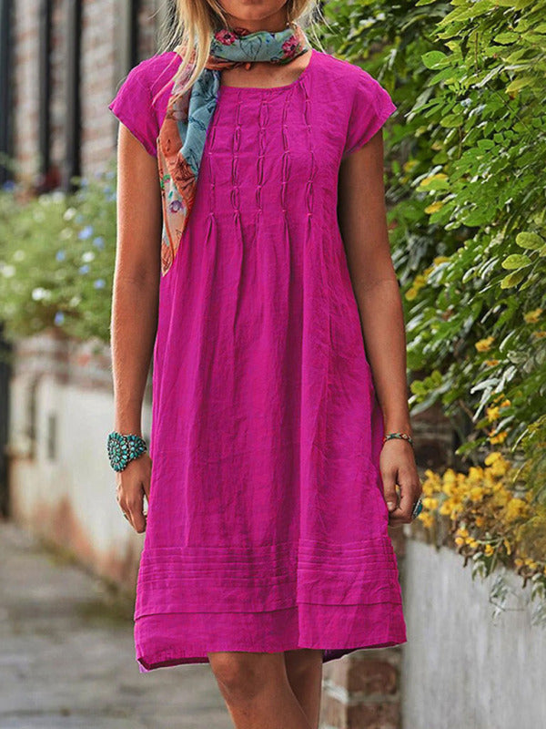 Loose Midi Skirt Slimming Dress