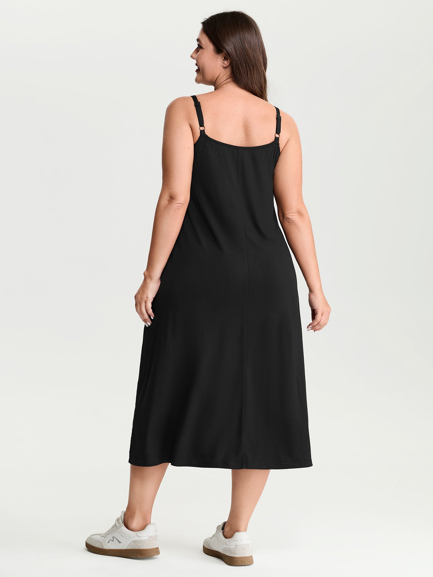 Supersoft Stretchy Supportive Bra Flowy Midi Dress