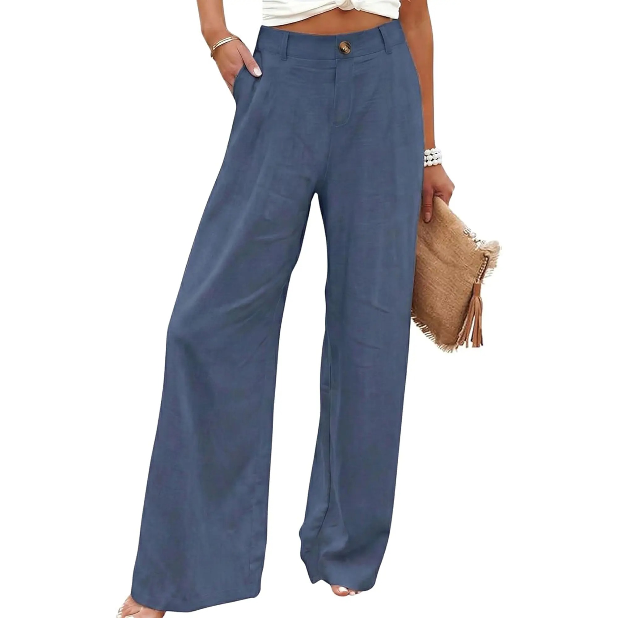 Women's High Waist Wide Leg Pants