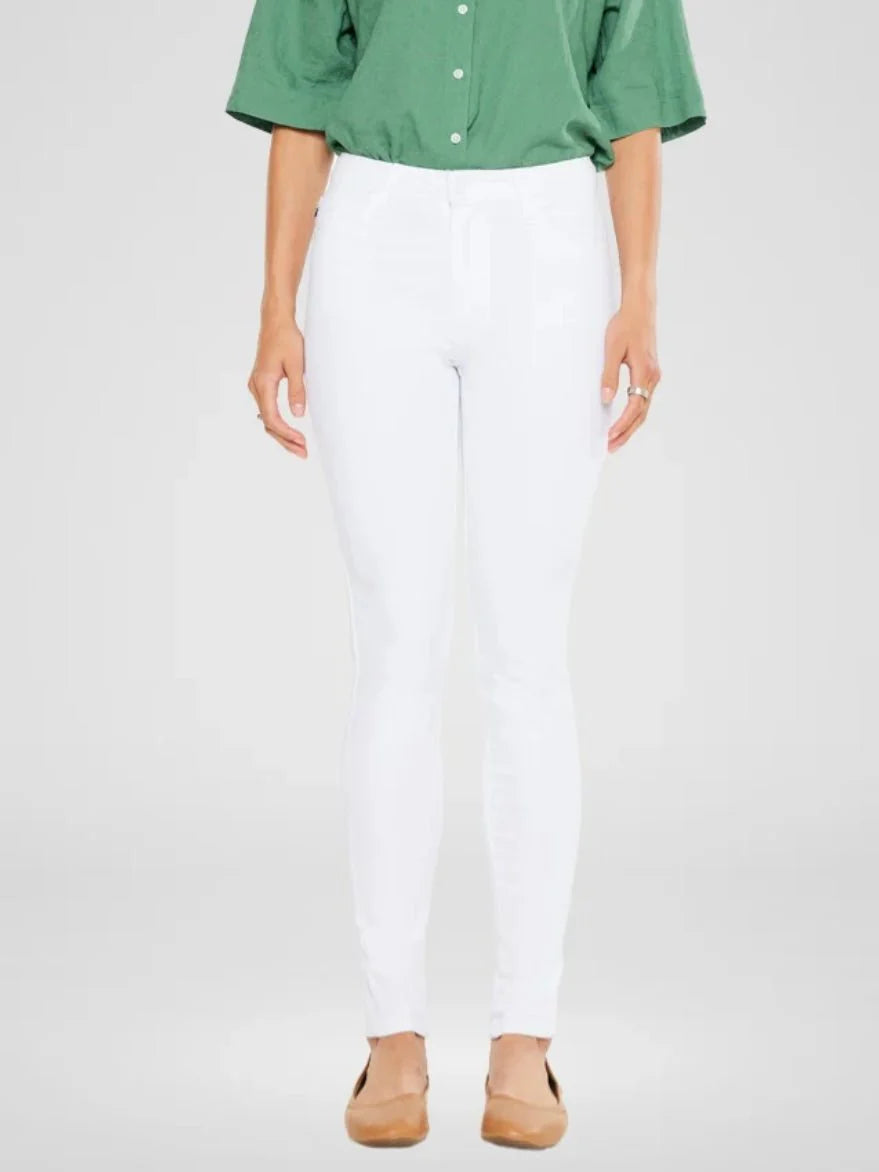 Kancan White Skinny Stretch Jeans