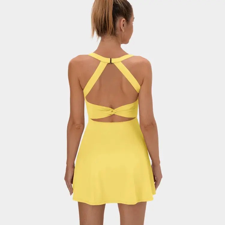 🔥Backless Sleeveless Criss Cross Active Spring Dresses for Women