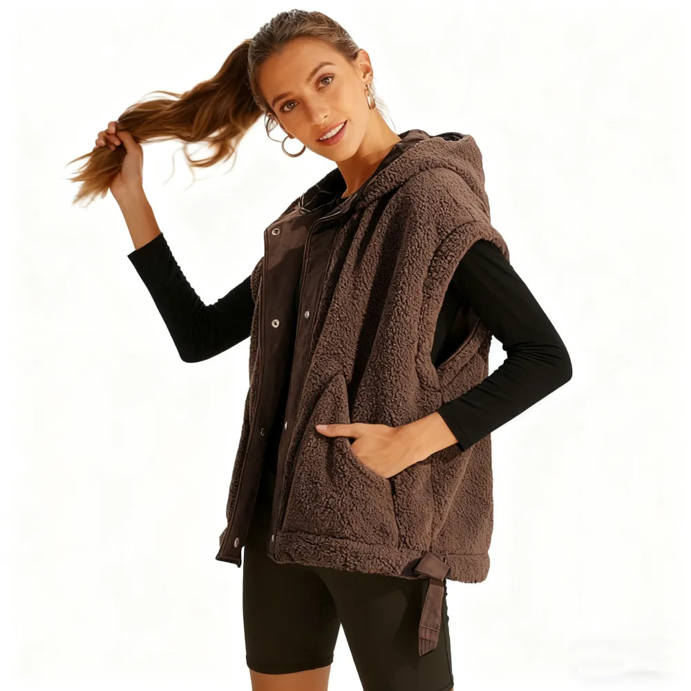 Warm Fleece Vest Casual Sleeveless