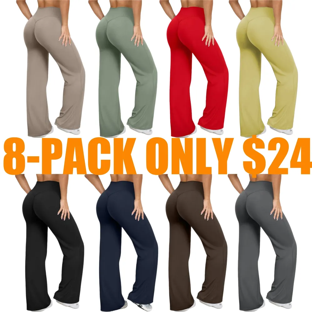 Women's Casual Pants - High-waisted Loose