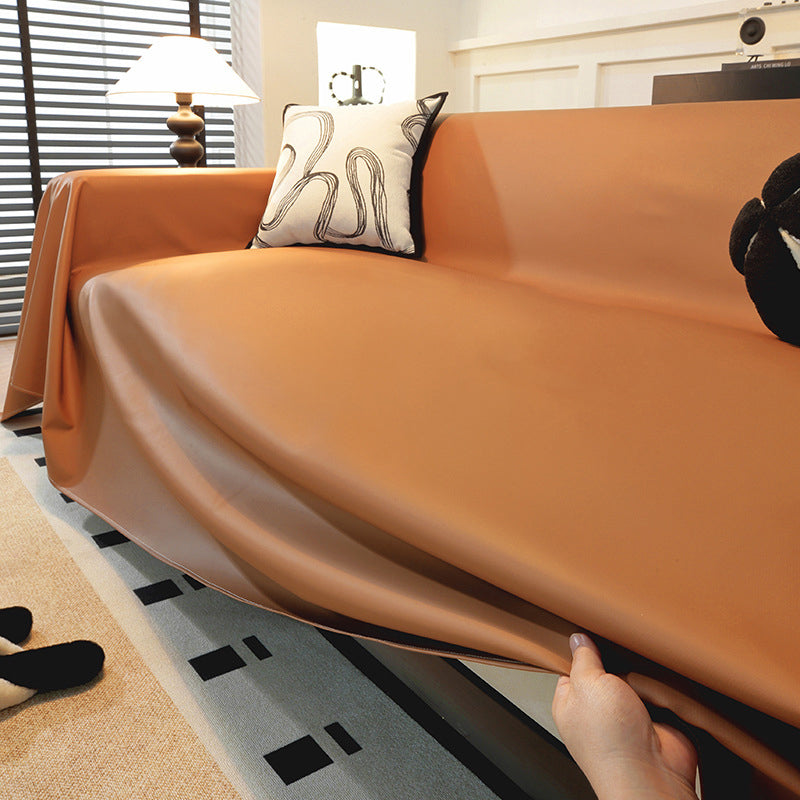Faux Leather Non-Slip Sofa Cover