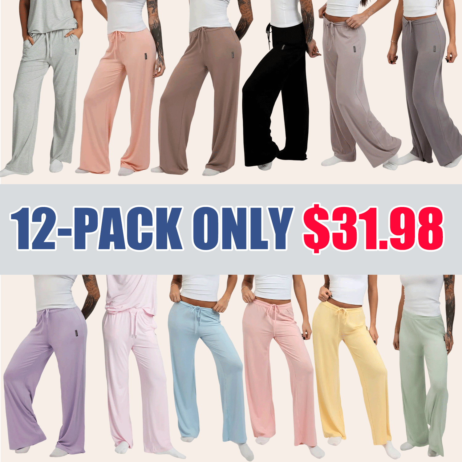UltraSoft Cloud Lounge Pants – Relaxed Fit Drawstring Comfort